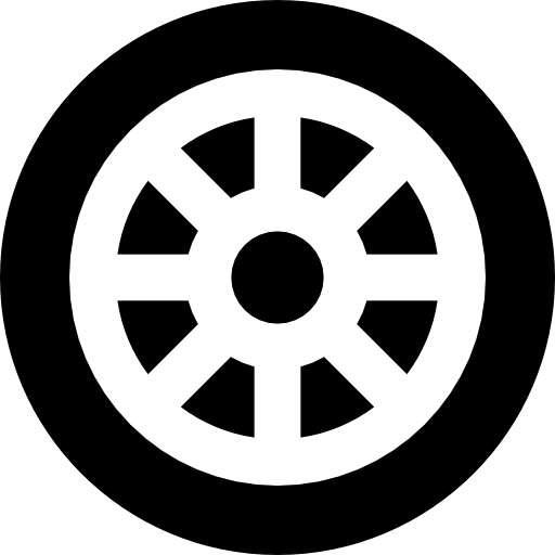 rueda de aleación Basic Black Solid icono