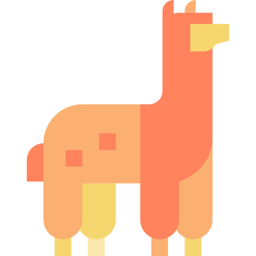 Alpaca Basic Straight Flat icon