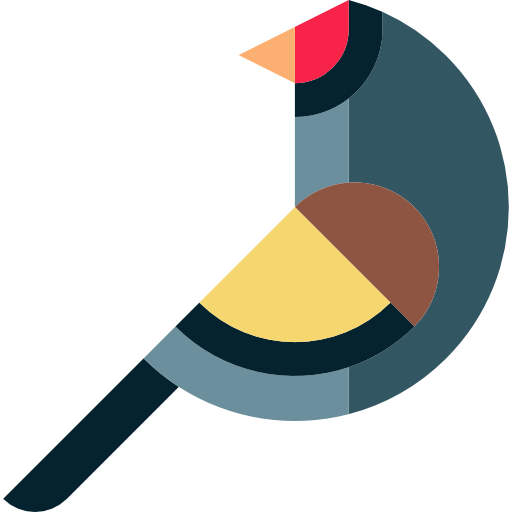Птица Basic Straight Flat иконка