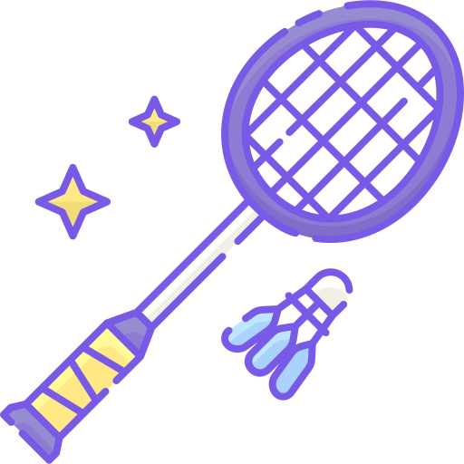 badminton Flaticons Lineal Color ikona
