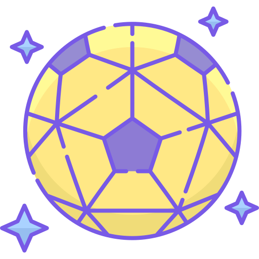piłka nożna Flaticons Lineal Color ikona