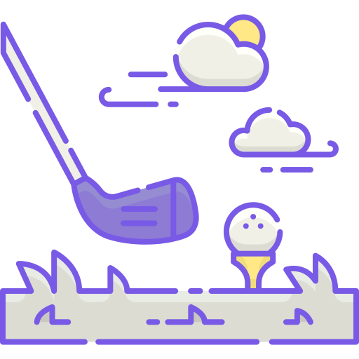 Golf Flaticons Lineal Color icon