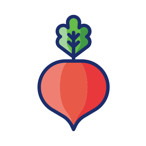 Beet Flaticons Lineal Color icon