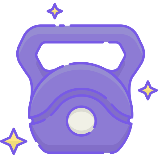 kettlebell Flaticons Lineal Color icono