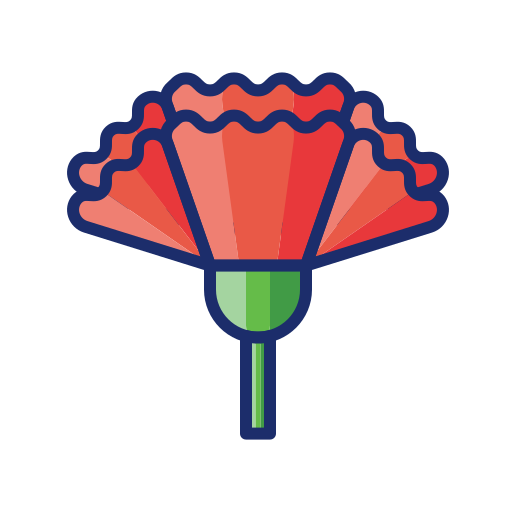 Carnation Flaticons Lineal Color icon