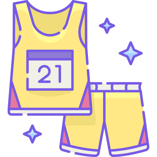 koszulka sportowa Flaticons Lineal Color ikona