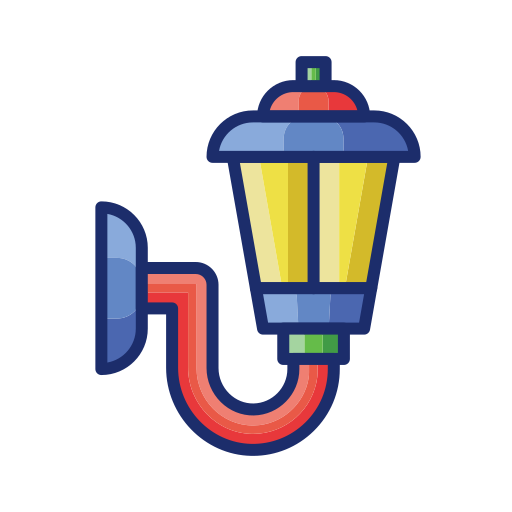 lampada Flaticons Lineal Color icona
