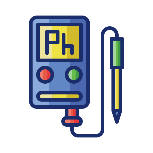 miernik ph Flaticons Lineal Color ikona
