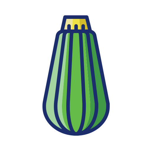 zucchine Flaticons Lineal Color icona