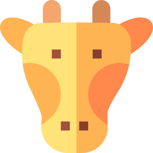 Giraffe Basic Straight Flat icon