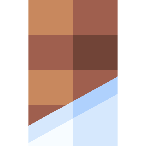 barra de chocolate Basic Straight Flat icono