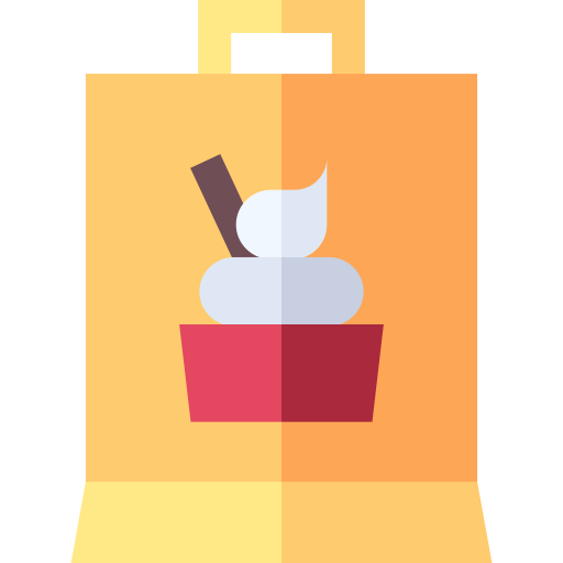 cupcake Basic Straight Flat icon