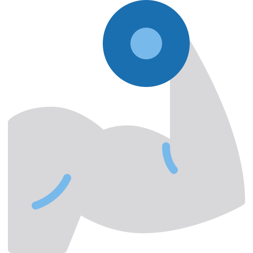 Biceps dumbbell Berkahicon Flat icon