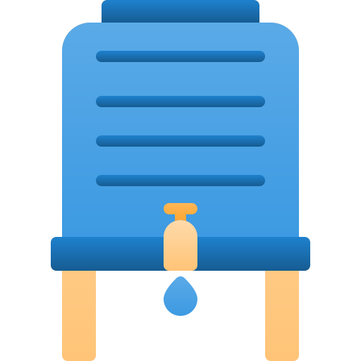 Water tank Generic Flat Gradient icon