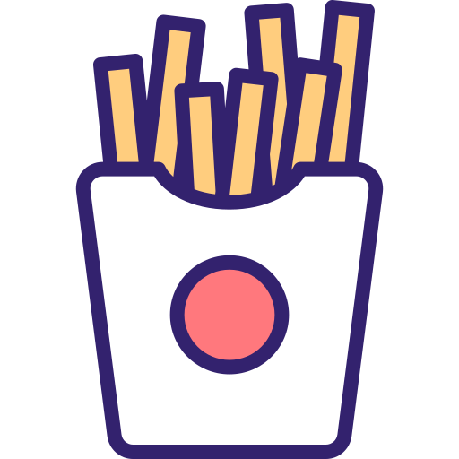 frites Generic Outline Color Icône