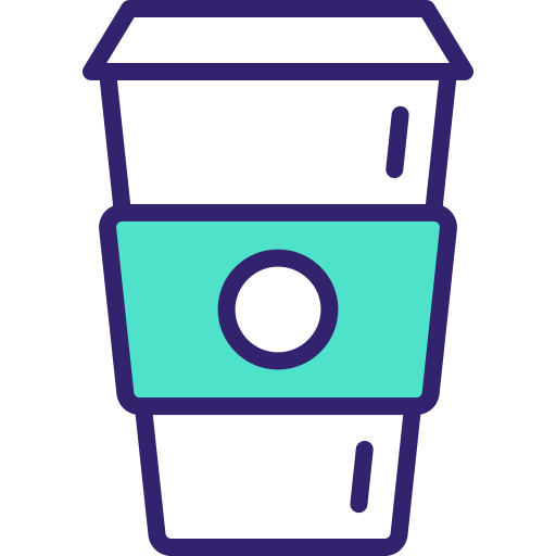 Кофейная чашка Generic Outline Color иконка