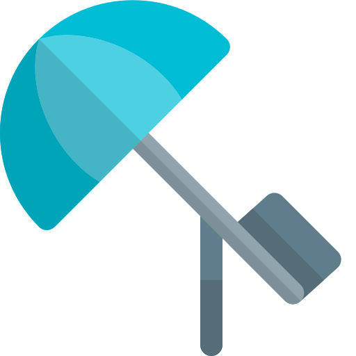 parasol Pixel Perfect Flat ikona