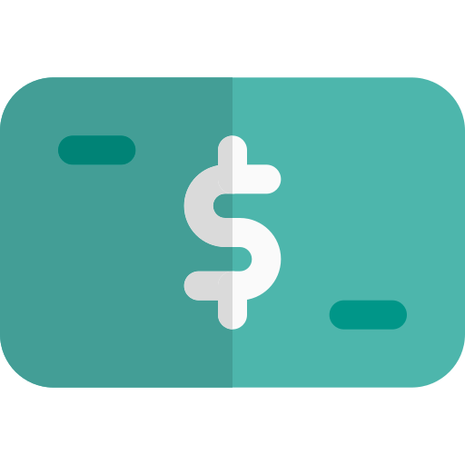 billetes de banco Pixel Perfect Flat icono