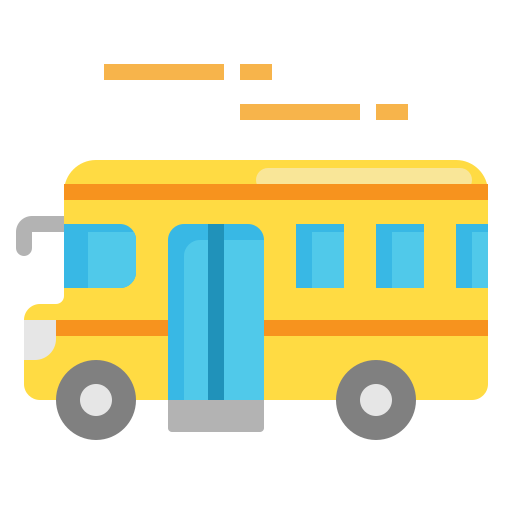 bus scolaire Generic Flat Icône
