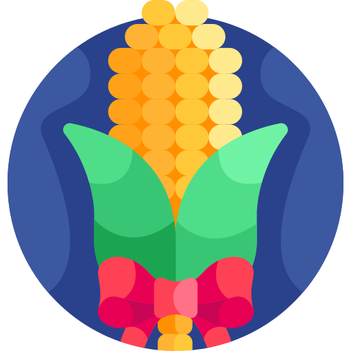 maïs Detailed Flat Circular Flat icoon