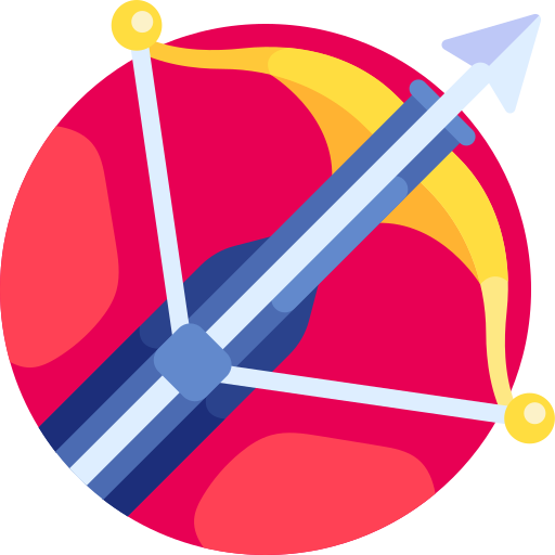 Crossbow Detailed Flat Circular Flat icon