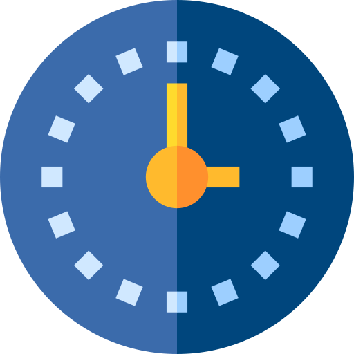 Clock Basic Straight Flat icon