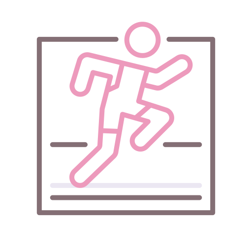atletismo Flaticons Lineal Color icono