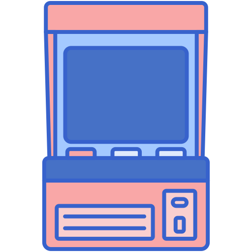 juego arcade Flaticons Lineal Color icono