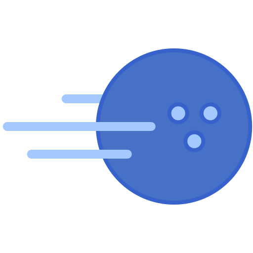 Bowling ball Flaticons Lineal Color icon