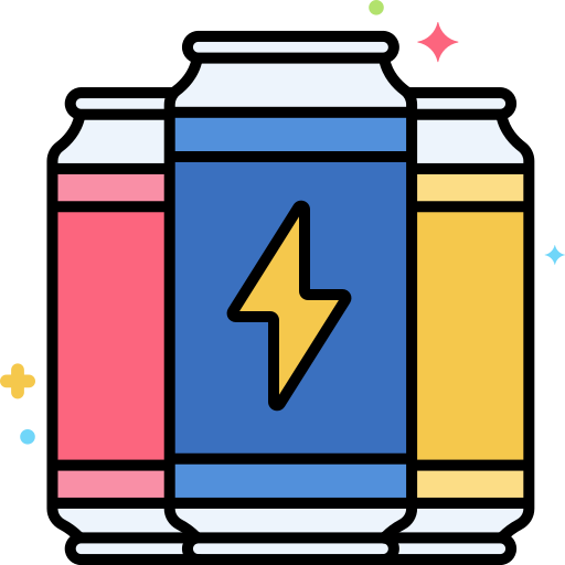 Energy drink Flaticons Lineal Color icon