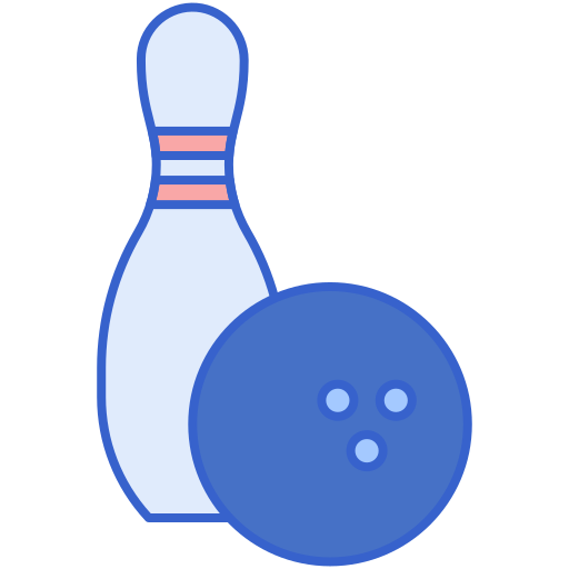 bowling Flaticons Lineal Color Icône