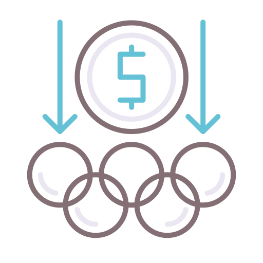 Олимпийские игры Flaticons Lineal Color иконка