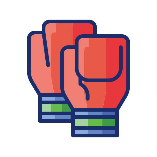 Boxing gloves Flaticons Lineal Color icon