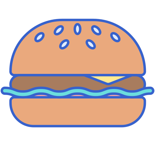 hambúrguer Flaticons Lineal Color Ícone