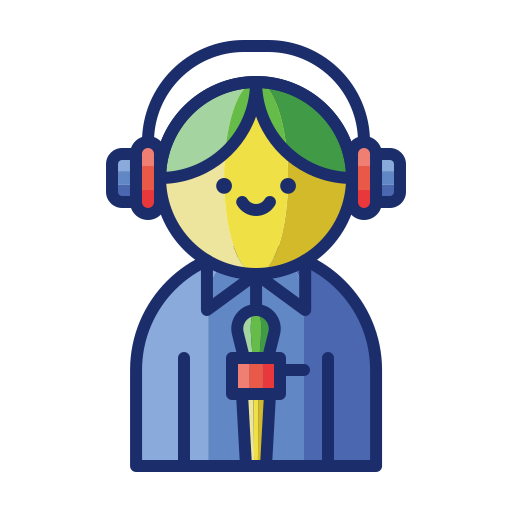 Broadcasting Flaticons Lineal Color icon