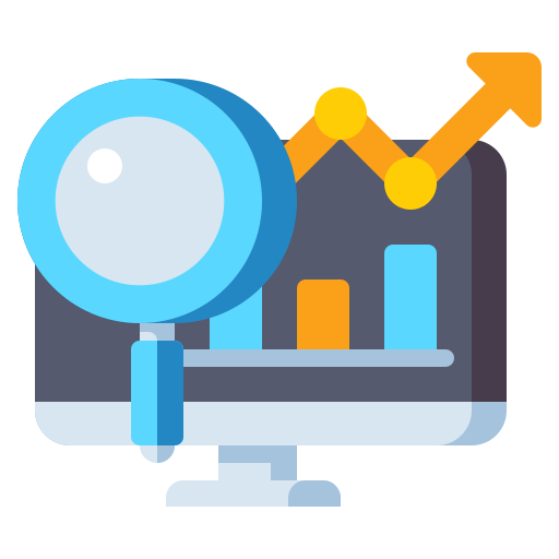 analytics Flaticons Flat Ícone