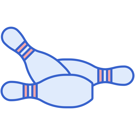birillo da bowling Flaticons Lineal Color icona