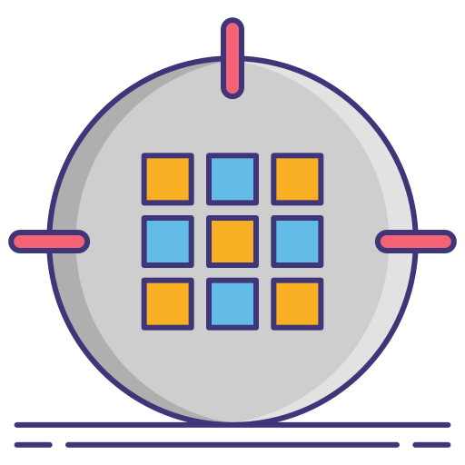 targeting Flaticons Lineal Color icona