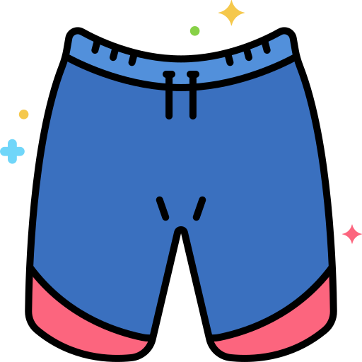 Shorts Flaticons Lineal Color icon