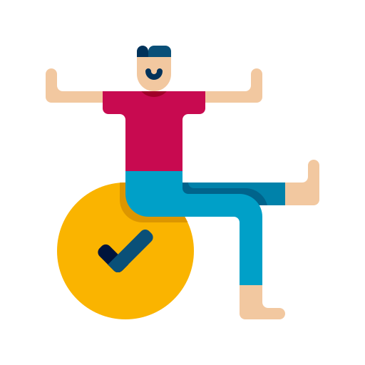 Pilates Flaticons Flat icon