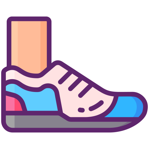 laufschuhe Flaticons Lineal Color icon