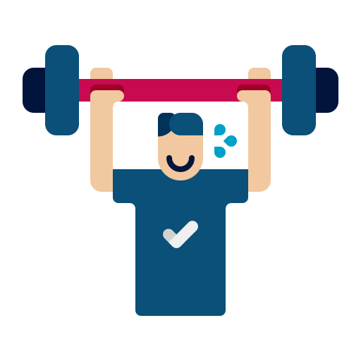 Weight lifting Flaticons Flat icon