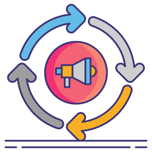 Ремаркетинг Flaticons Lineal Color иконка