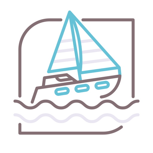 Sailing Flaticons Lineal Color icon