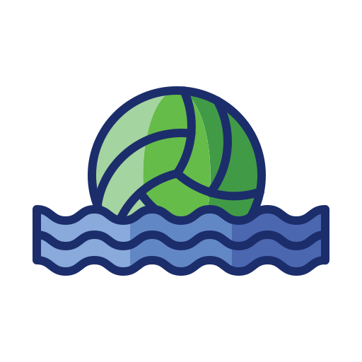 Water polo Flaticons Lineal Color icon