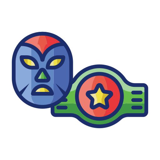 Wrestling Flaticons Lineal Color icon