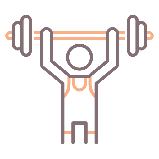 musculation Flaticons Lineal Color Icône