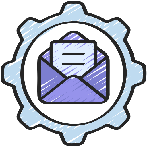 Email marketing Juicy Fish Sketchy icon