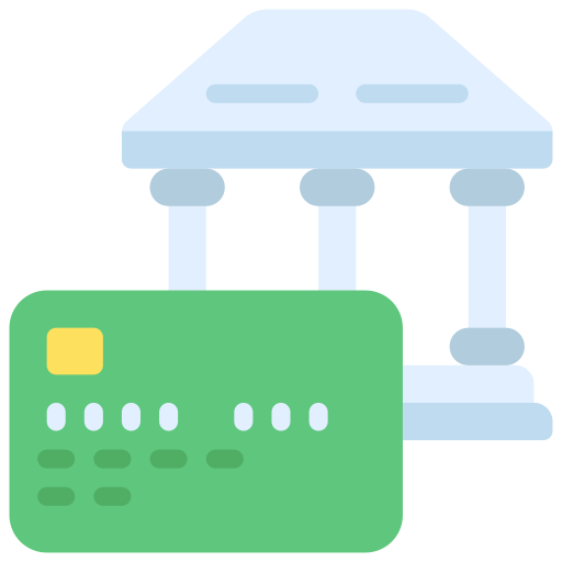 Banking card Juicy Fish Flat icon