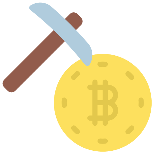 minería bitcoin Juicy Fish Flat icono